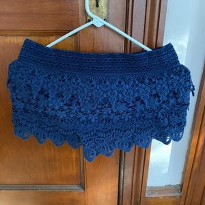 Crochet shorts